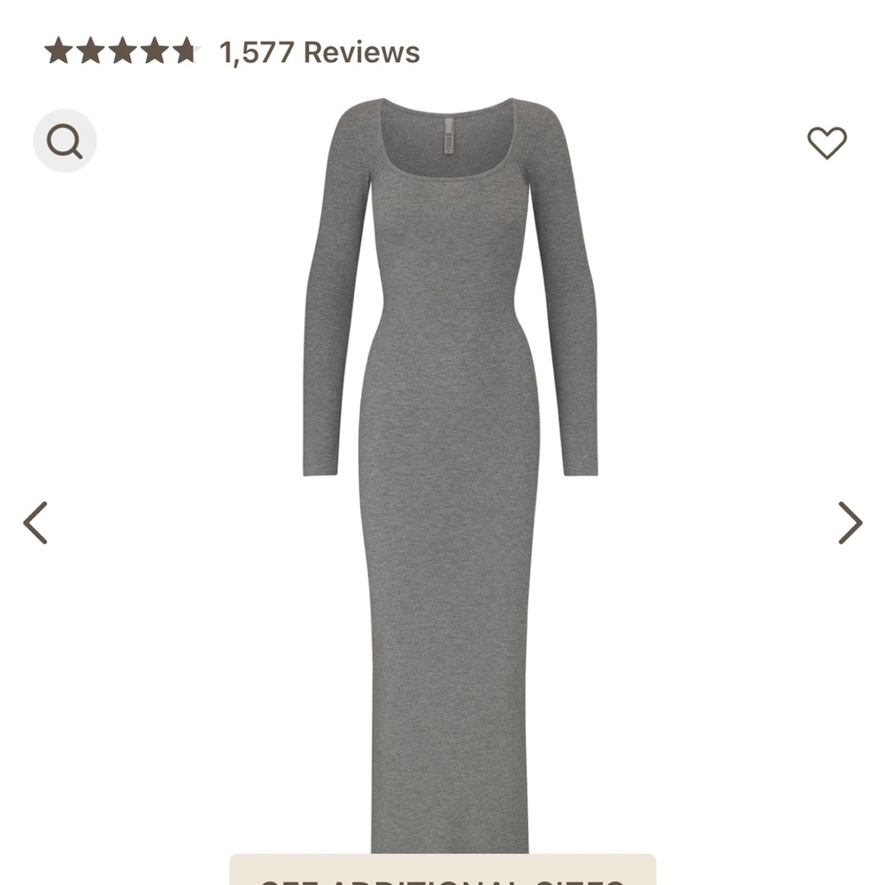 Skims Long Sleeve Bodycon